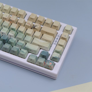 The Forest Side Shine Through Keycaps PBT Dye-sub Cherry Profile Keycap Custom Keycaps Tương thích với Cherry Gateron MX Switch