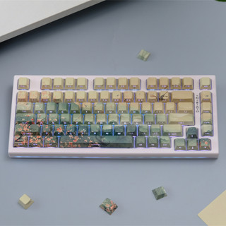 The Forest Side Shine Through Keycaps PBT Dye-sub Cherry Profile Keycap Custom Keycaps Tương thích với Cherry Gateron MX Switch