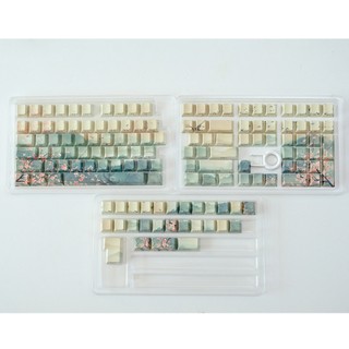 The Forest Side Shine Through Keycaps PBT Dye-sub Cherry Profile Keycap Custom Keycaps Tương thích với Cherry Gateron MX Switch