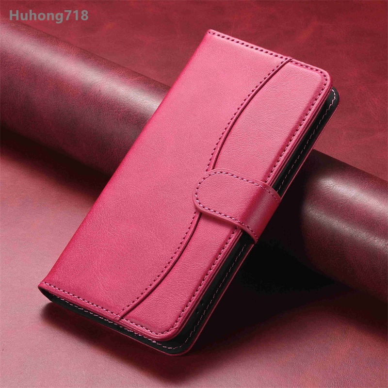 Ốp Lưng Cho Samsung Galaxy A06 A16 A26 A36 A56 F02S F06 F16 M06 M10 M16 M23 M32 M33 M52 M53 5G Ví Sang Trọng Mềm Da PU Đế Lật Bảo Vệ Vỏ Da