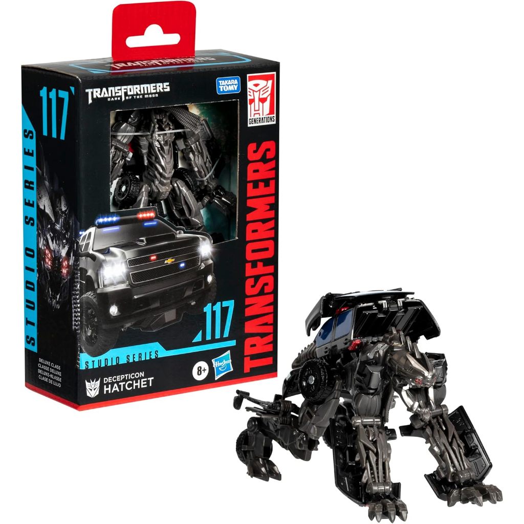 Transformers Generations Studio Series 94 Decepticon Hatchet Deluxe Class Nhân vật hành động Mặt ẩn của Mặt trăng G0539