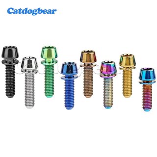 Catdogbear Titan Bu Lông M6x16 18 20 25mm Đầu Côn Có Máy Giặt Allen Chìa Khóa Vít Cho Xe Đạp Đĩa Phá Calipe