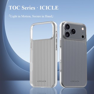 Ốp điện thoại Lereach cho iPhone 17 Pro Max / iPhone Air / 17, Vỏ mờ sóng có dải chống trượt hai mặt