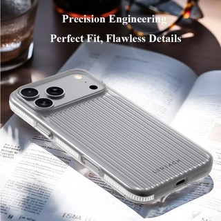 Ốp điện thoại Lereach cho iPhone 17 Pro Max / iPhone Air / 17, Vỏ mờ sóng có dải chống trượt hai mặt