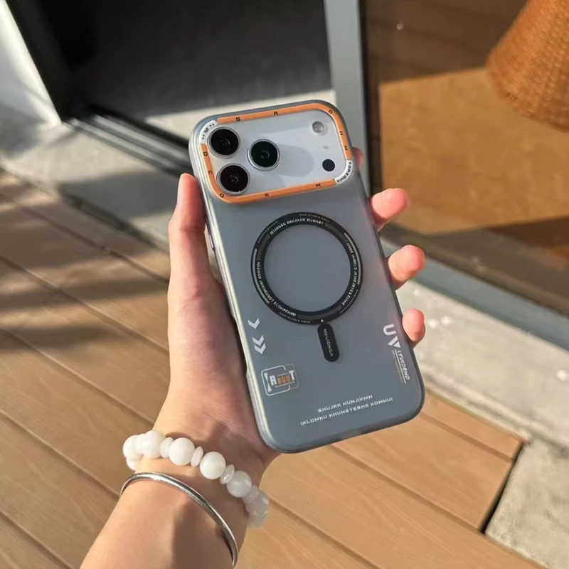 Ốp điện thoại từ tính mờ cho iPhone 17 Pro Max16 15 14 13 Vỏ sạc không dây 17 Air