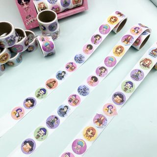 80 Chiếc Anime K-Pop Demon Hunters Cuộn Miếng Dán DIY Laptop Điện Thoại Trẻ Em Đồ Chơi Quà Tặng Niêm Phong Nhãn Dán