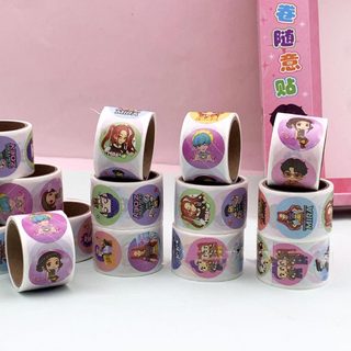 80 Chiếc Anime K-Pop Demon Hunters Cuộn Miếng Dán DIY Laptop Điện Thoại Trẻ Em Đồ Chơi Quà Tặng Niêm Phong Nhãn Dán