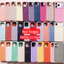 Tương thích cho iphone 17 / 16 / 15 / 14 / 13 / 12 / 11 / Pro Max XS Max XR 7 8 plus mini Air Vỏ điện thoại silicon lỏng bảo hiểm toàn diện
