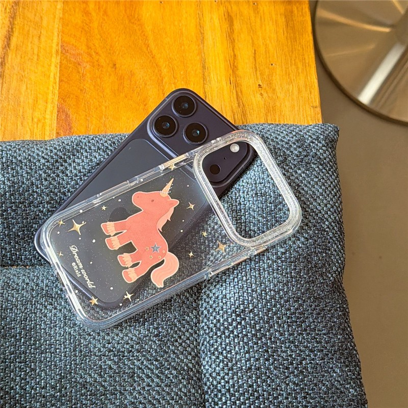 Ốp điện thoại xử lý IMD cho iPhone 17 Pro max 16 Pro max Star Horse