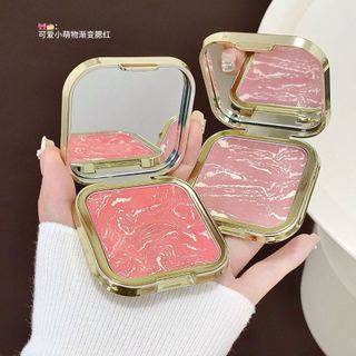 Kakashow Chống Nước Nhẹ 4 Tông Màu Phấn Má Hồng Bột Nướng Lâu Dài Mịn Thoáng Khí Mặt Nền Chỉnh Trang Điểm NO.C599