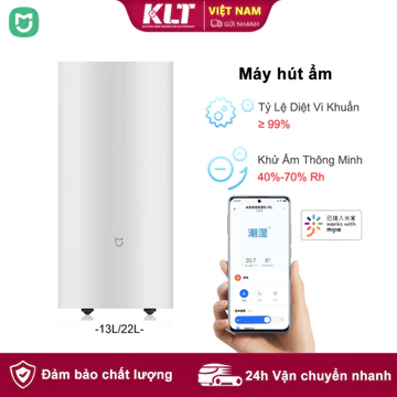 Máy hút ẩm không khí thông minh Mijia Máy hút ẩm hàng ngày 22L/13L, 45m2/25m2 Bảo hiểm xe đạp, máy lọc không khí hoạt động với ứng dụng Mihome