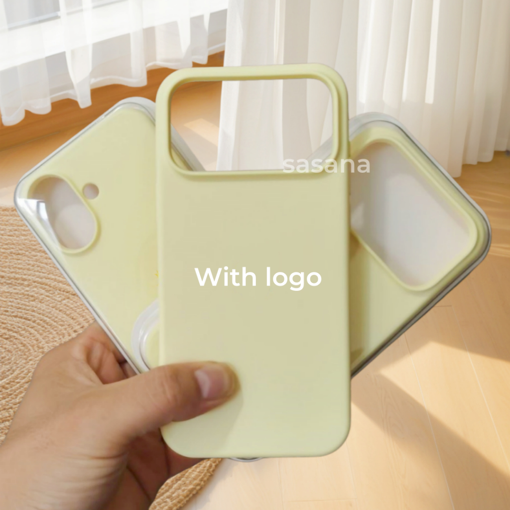 Sữa / Vàng bảo hiểm toàn diện cho iPhone 17 / 16 / 15 / 14 / 13 / 12 / 11 / Air / Pro Max Xs Max Xr 7P 8Plus mini Plus 7 8 6SP 6S Vỏ điện thoại silicon