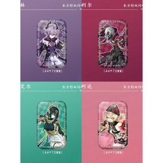 Huy hiệu nút cài áo cosplay anime Genshin với hình Jahoda Aino và Lauma - quà tặng độc đáo cho người hâm mộ