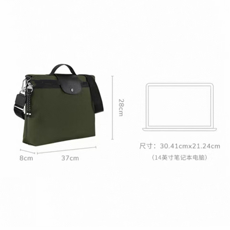War Horse Túi máy tính Nylon mới Túi đựng hồ sơ đeo vai cầm tay