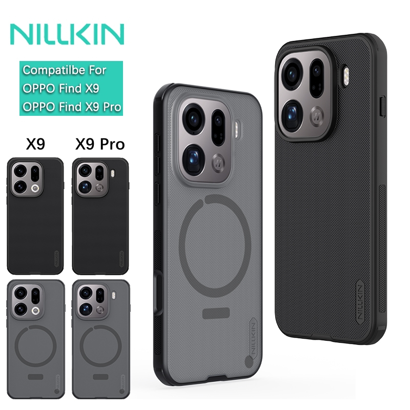 Nillkin Cho OPPO Find X9 Pro / X9 Tấm Chắn Siêu Mờ Từ Tính Nhựa Cứng Ốp lưng Vỏ Bảo Vệ