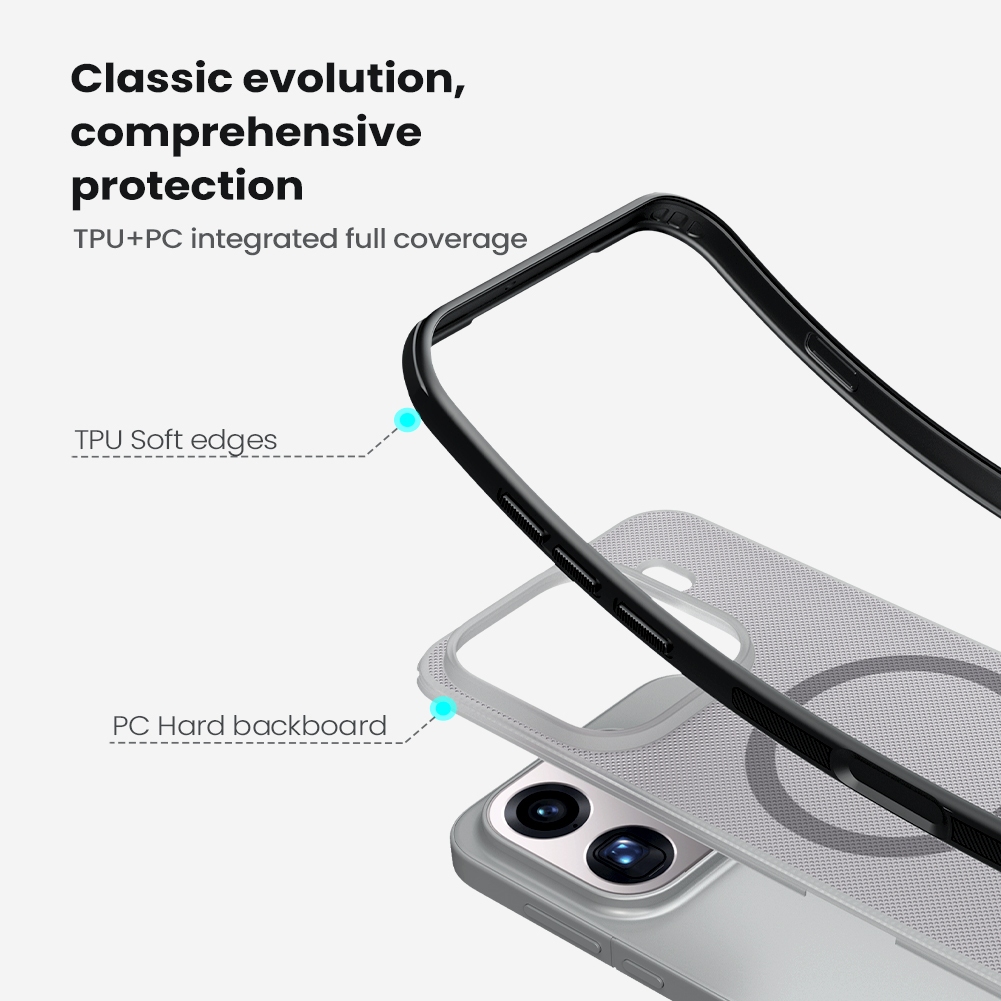 Nillkin Cho OPPO Find X9 Pro / X9 Tấm Chắn Siêu Mờ Từ Tính Nhựa Cứng Ốp lưng Vỏ Bảo Vệ