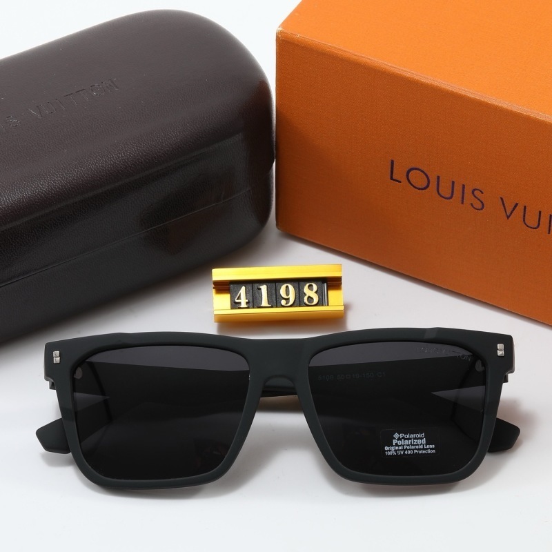 Kính râm unisex chống tia cực tím, khung vuông cổ điển, phù hợp cả nam và nữ