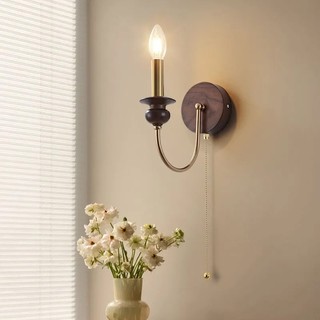 AIMI Đèn Nến Retro Led Sắt Rèn Đèn Tường Phòng Ngủ Đầu Giường Phòng Khách Chiếu Sáng Trang Trí Hành Lang / Đèn Cầu Thang