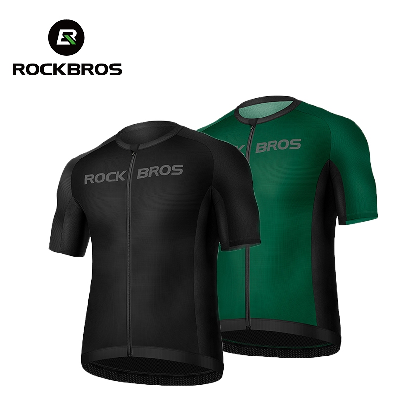 【Giao hàng 3 ngày】Quần Áo Đạp Xe ROCKBROS Áo Ngắn Tay Quần Short 3 Túi Sau YKK Thoáng Khí Nhanh Khô Co Giãn Xe Đạp Địa Hình MTB Đường Trường