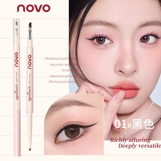 NOVO Bút Kẻ Mắt Gel Mượt Chống Mồ Hôi Chống Thấm Nước Miếng Lót Mắt Mịn Lưỡi Bàn Chải Bền Lâu Không Phai Màu Trang Điểm Mắt NO.9056