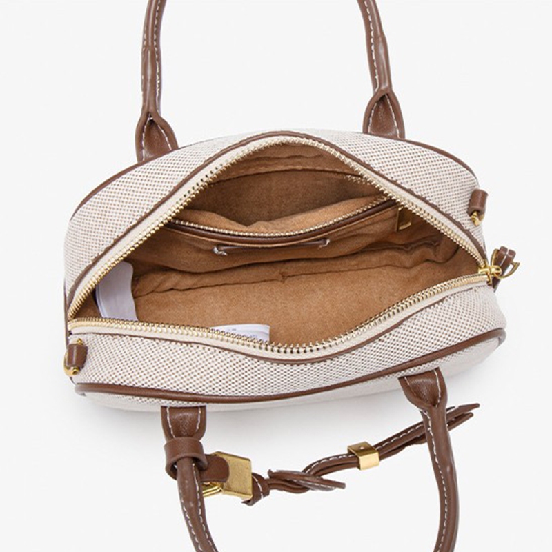 ZARA Túi xách nữ mới Túi Boston cầm tay Túi đeo chéo nhỏ