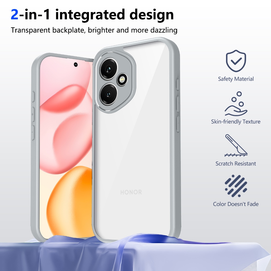[Hàng có sẵn] Vỏ điện thoại chống sốc trong suốt Honor 400 X6C X7C Smar X8B X8C X9B Magic6 X9C X60 Pro Lite 4G5G Vỏ bảo vệ túi khí Ốp lưng trong suốt