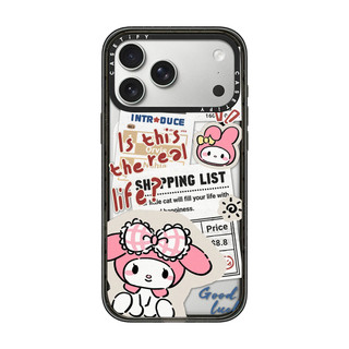 Không Dây Từ Tính Cho iPhone 17 16 15 14 13 Pro Max Plus Dễ Thương Kuromi Kitty Miếng Dán Acrylic Cứng PC Ốp điện thoại