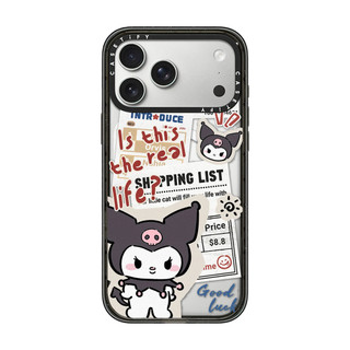 Không Dây Từ Tính Cho iPhone 17 16 15 14 13 Pro Max Plus Dễ Thương Kuromi Kitty Miếng Dán Acrylic Cứng PC Ốp điện thoại