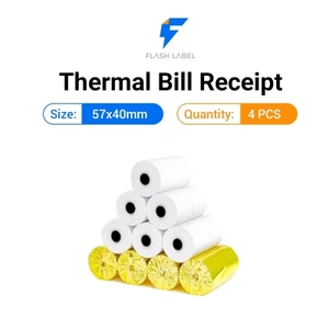 Giấy In Nhiệt 57mm POS K57 - Dùng Cho In Hóa Đơn Nhà Hàng, Cà Phê, Taxi, Siêu Thị, Tạp Hóa