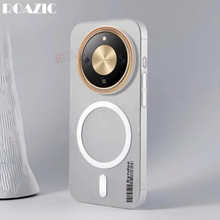 Ốp điện thoại trong suốt mỏng mờ sang trọng Tương thích cho Honor X9d 5G X9c Smart 5G X9c 5G X9b 5G Từ tính Chống vân tay Chống rơi Ốp lưng PC cứng chống sốc RS01