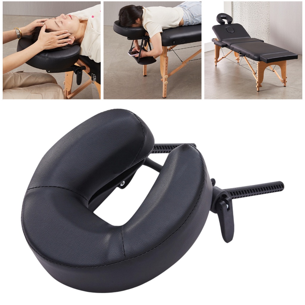 【Giao Hàng Ngay lập tức】Bàn Massage Mặt Giá Đỡ Có Đệm Mặt Mặt Không Gian Giá Đỡ Đa Năng Nhẹ Chắc Chắn Dễ Dàng Lắp Đặt Cho Giường SPA