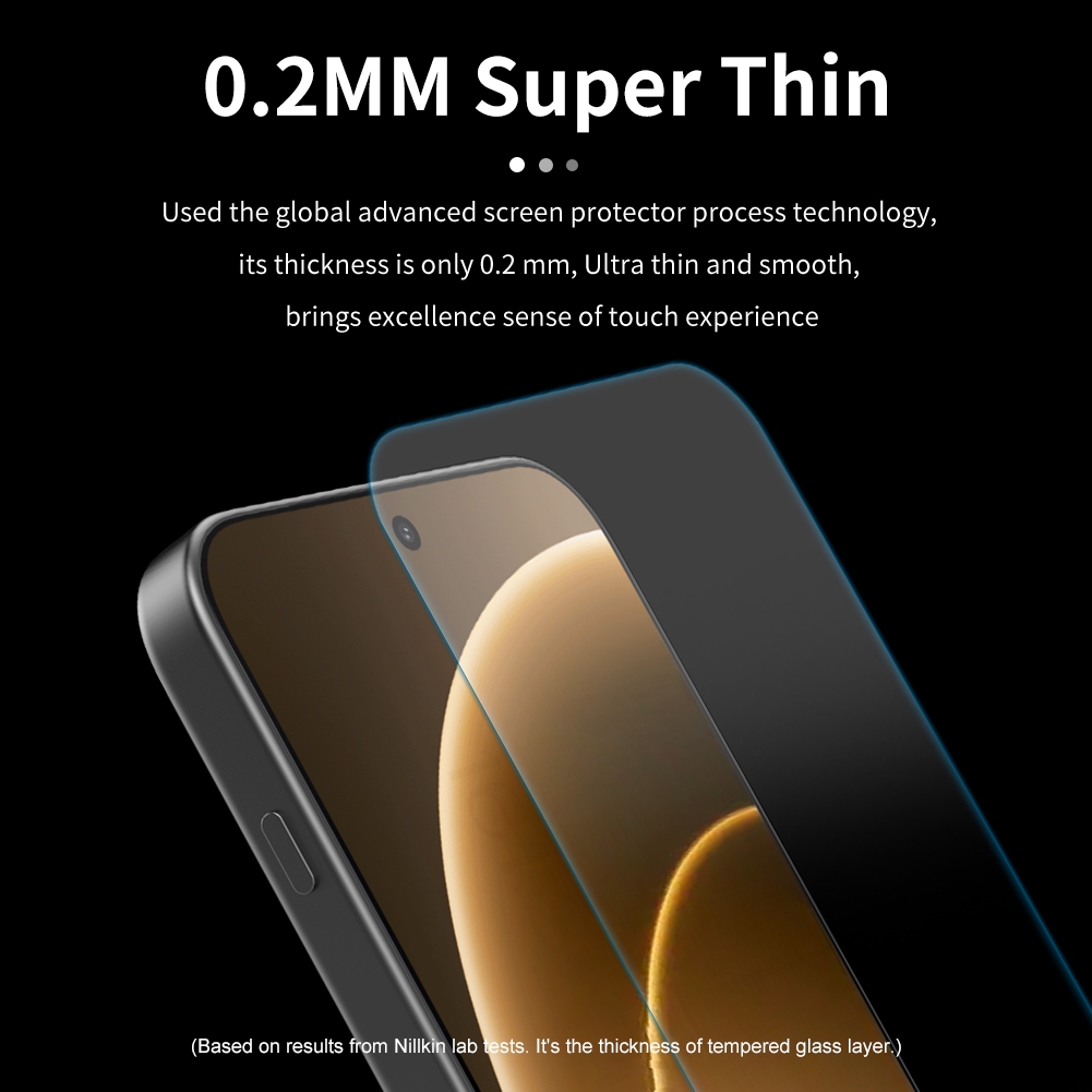 Nillkin Cho OnePlus 15 15R / Ace 6 6T H + PRO nửa bảo hiểm Cao Trong Suốt Siêu Mỏng 0.2mm Kính Cường Lực Bảo Vệ Màn Hình Phim