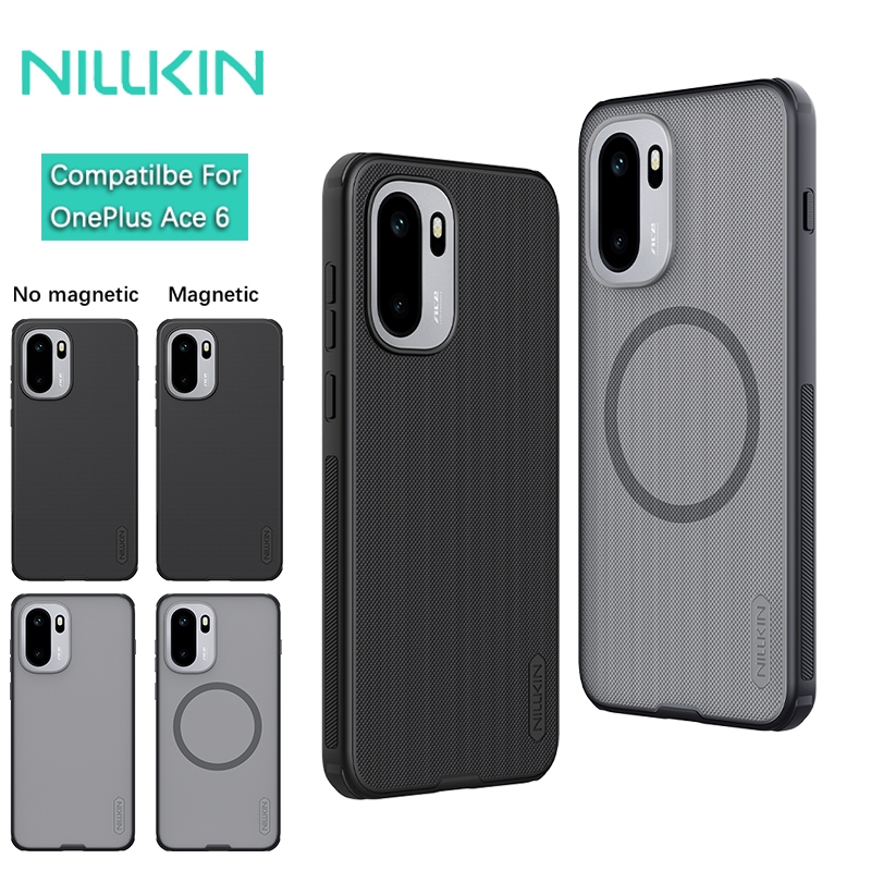 Nillkin Cho OnePlus 15 15R / Ace 6T Siêu Mờ Lá Chắn Pro Từ Tính Mờ Nhựa Cứng Ốp lưng Vỏ Bảo Vệ