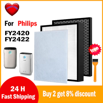 Bộ lọc than hoạt tính H13 Hepa FY2420 FY2422 cho dòng máy lọc không khí Philips AC2887 / 20 2000