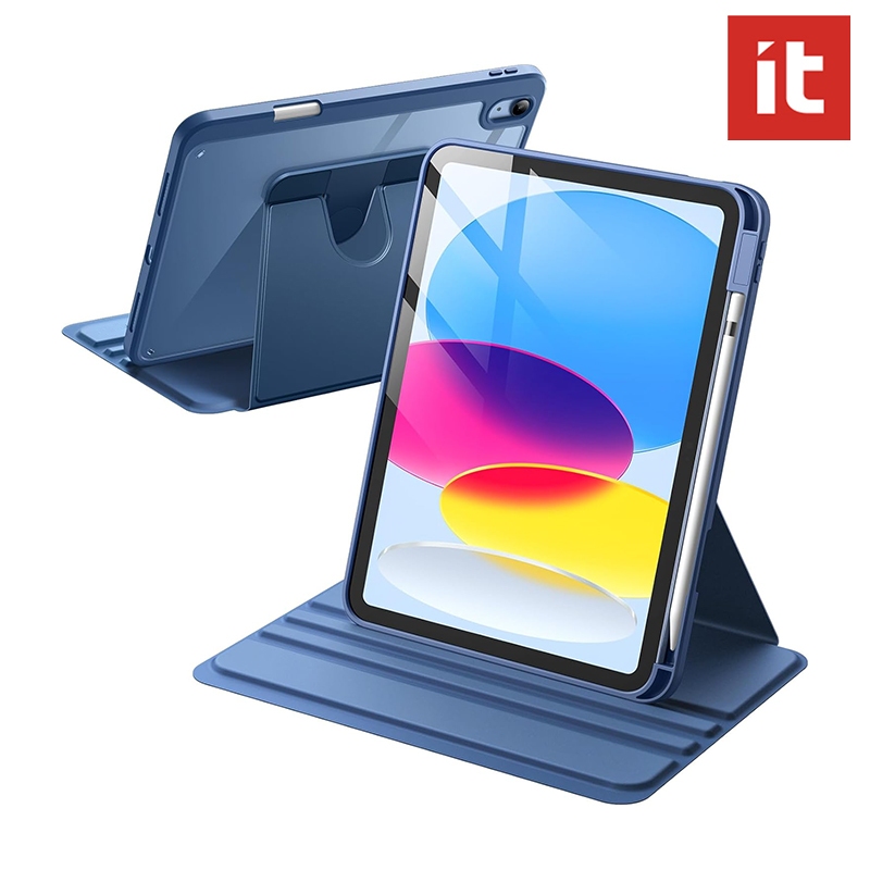 TR 360° Ốp Lưng Xoay Cho iPad 12th / 11th / 10th / 5th / 4th A16 Pro 6 5 4 3 2th 2025 11 / 12.9 M4 M5, Air 8 / 7 / 6 / 5 / 4 / 3 / 2 / 1 2025 M2 M3, Gen - 10.9 / 10.5.3 / 10.2 Inch Có Bút Chì