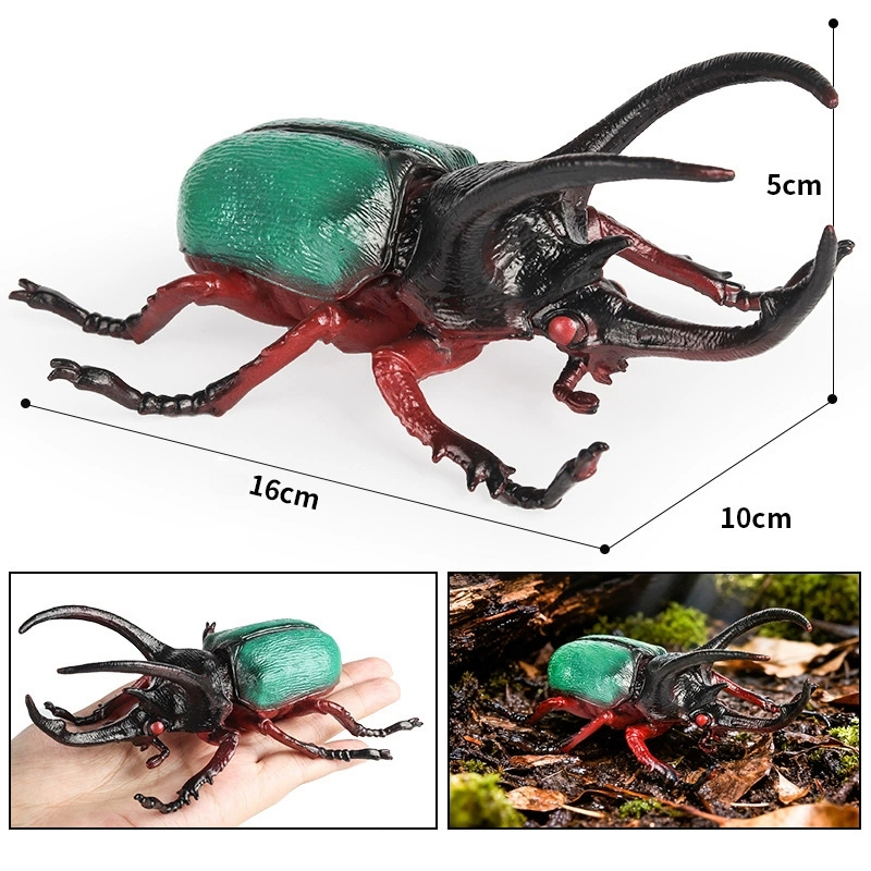 Trẻ em mô phỏng côn trùng mô hình đồ chơi động vật mayflies dế ve sầu nút tre côn trùng túi lớn côn trùng xẻng bọ cánh cứng đồ trang trí
