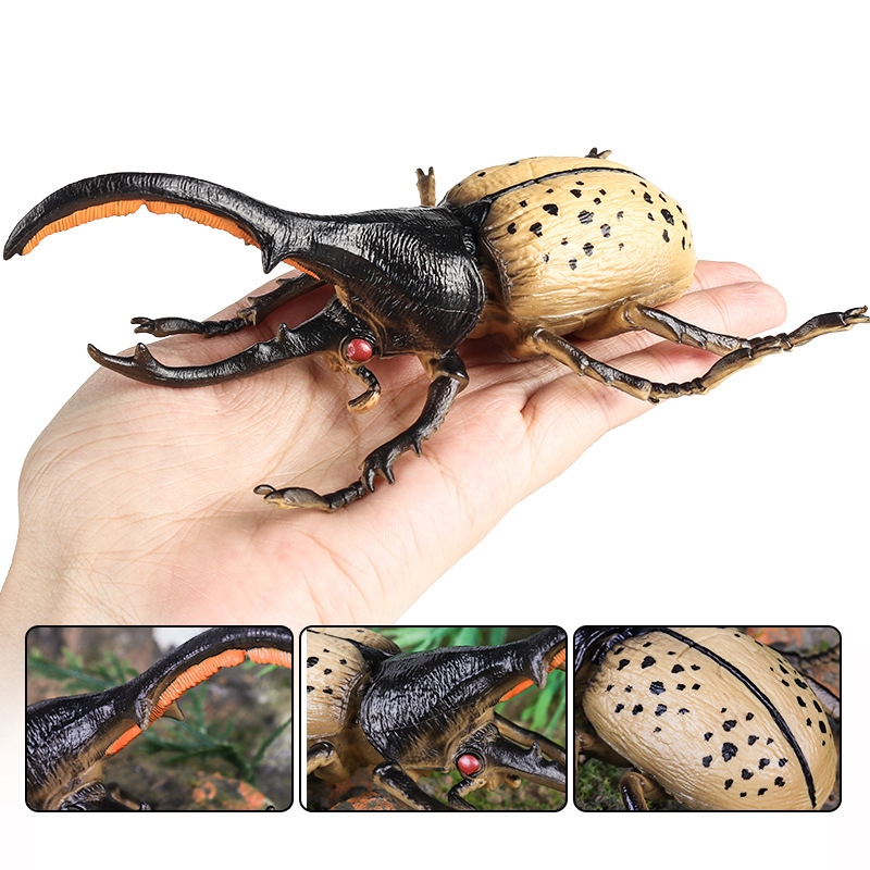 Trẻ em mô phỏng côn trùng mô hình đồ chơi động vật mayflies dế ve sầu nút tre côn trùng túi lớn côn trùng xẻng bọ cánh cứng đồ trang trí
