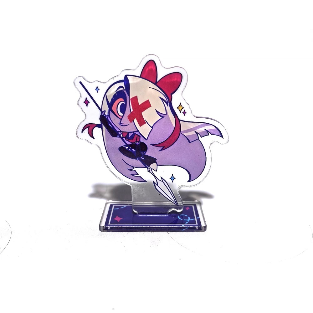 Hazbin Khách sạn Alastor Vox Acrylic Standee Anime Ngộ nghĩnh Meme Hoạt Hình Ins Phong Cách Hiển Thị Mô Hình Cho Bàn Làm Việc