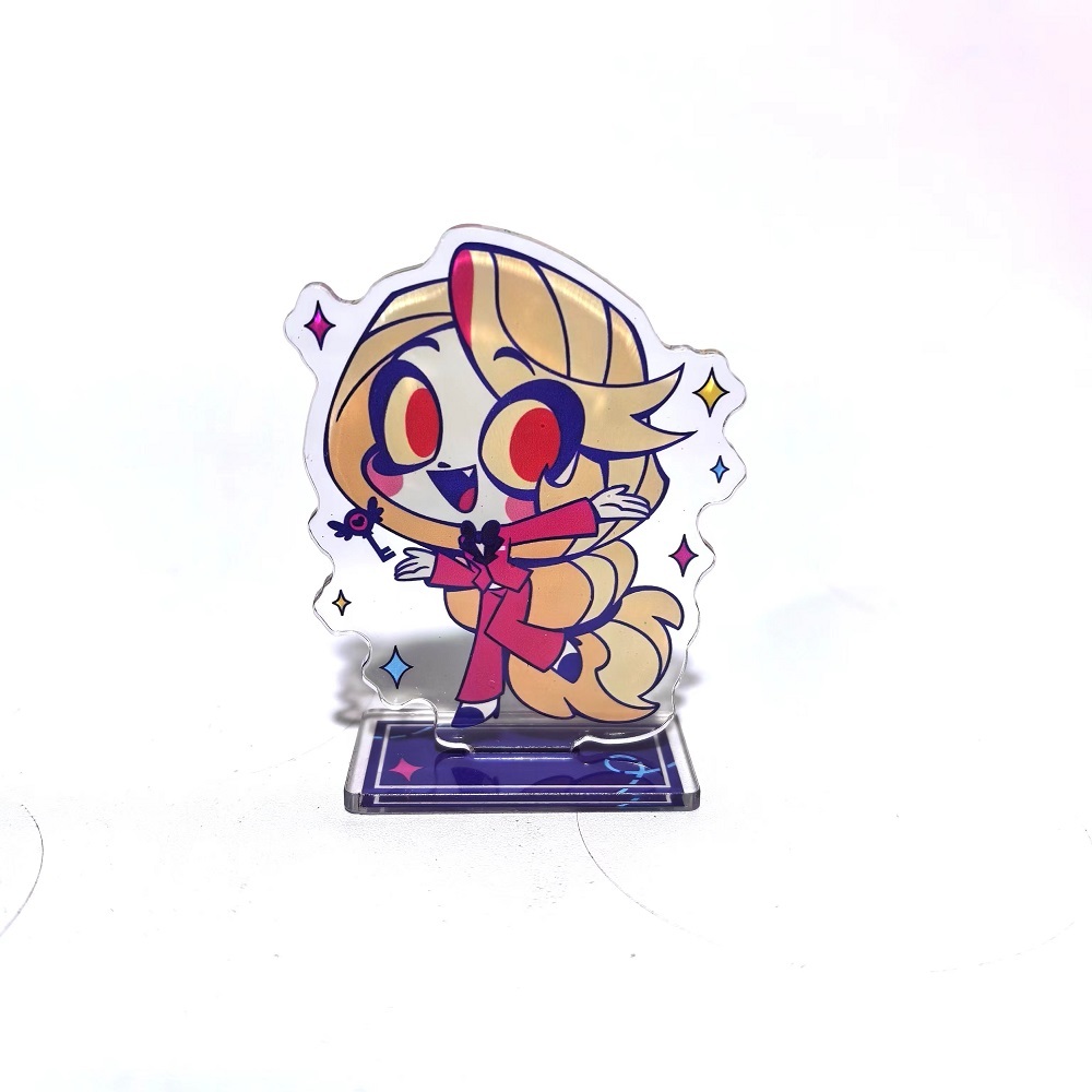 Hazbin Khách sạn Alastor Vox Acrylic Standee Anime Ngộ nghĩnh Meme Hoạt Hình Ins Phong Cách Hiển Thị Mô Hình Cho Bàn Làm Việc