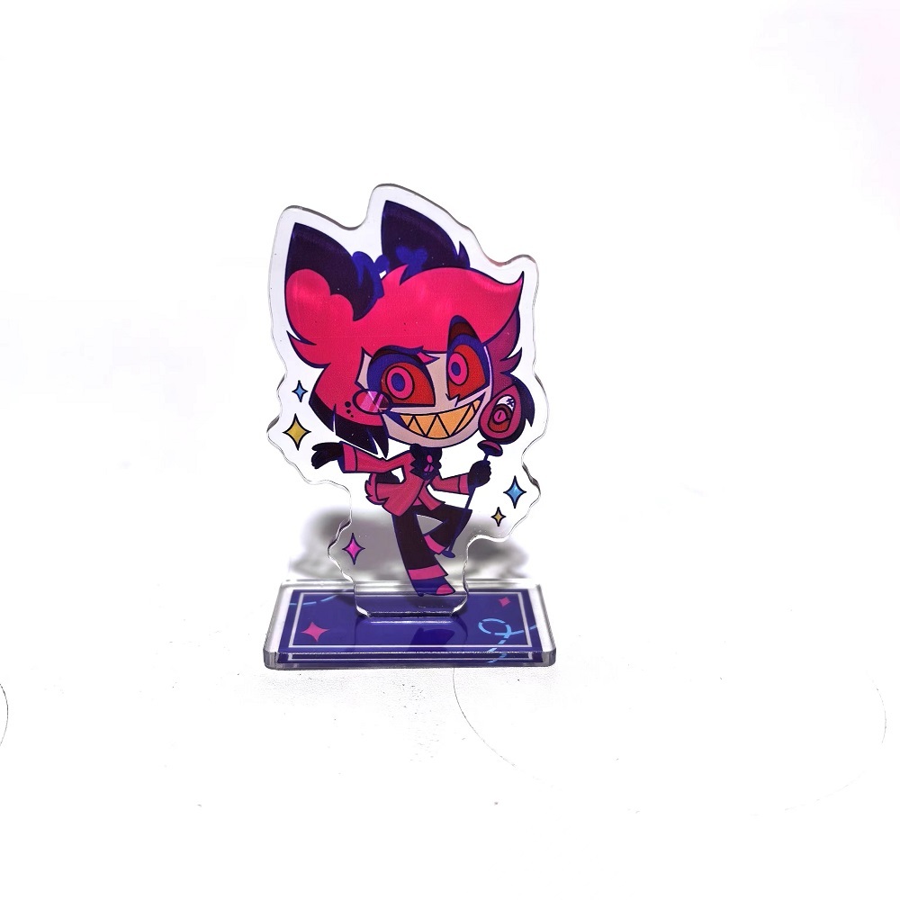 Hazbin Khách sạn Alastor Vox Acrylic Standee Anime Ngộ nghĩnh Meme Hoạt Hình Ins Phong Cách Hiển Thị Mô Hình Cho Bàn Làm Việc