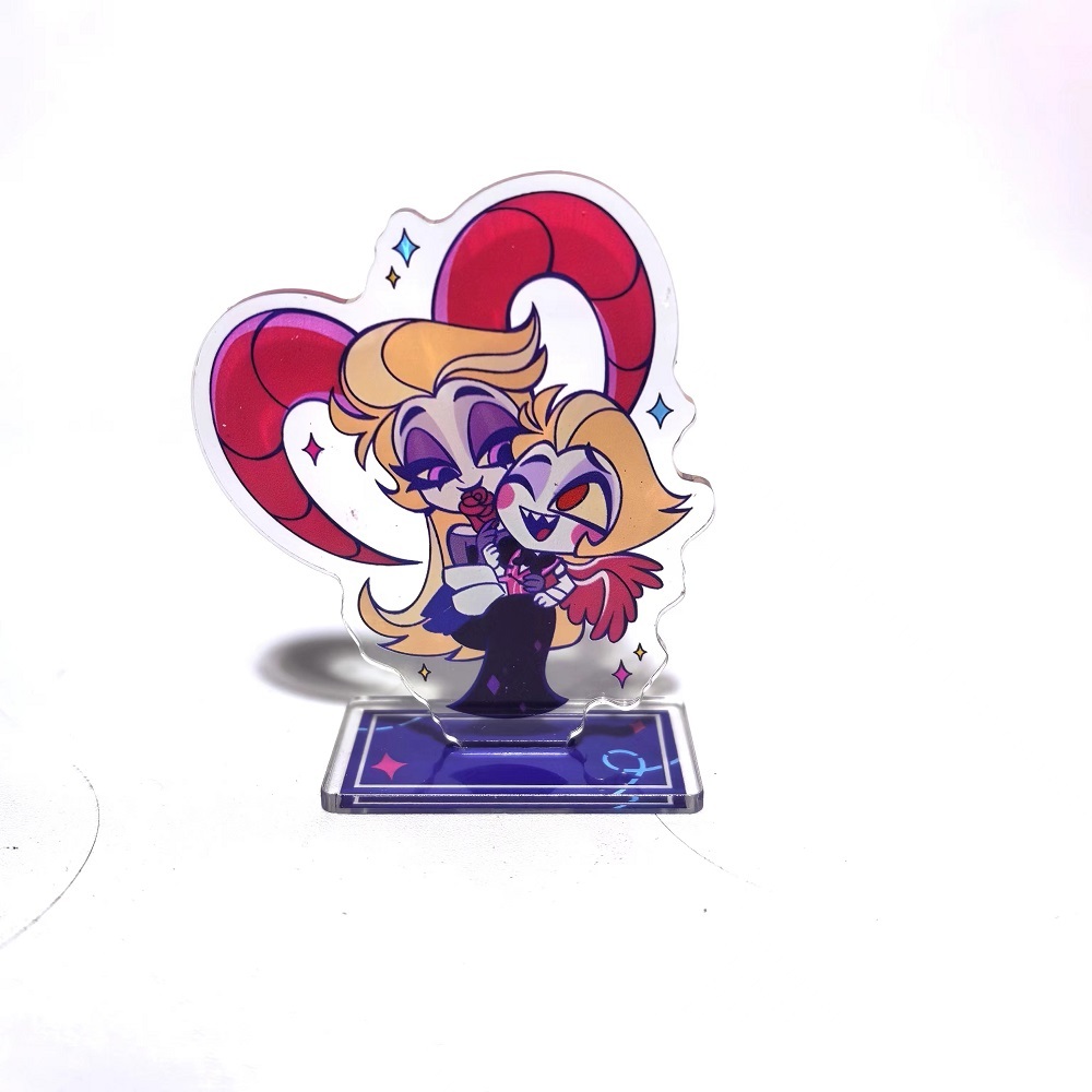 Hazbin Khách sạn Alastor Vox Acrylic Standee Anime Ngộ nghĩnh Meme Hoạt Hình Ins Phong Cách Hiển Thị Mô Hình Cho Bàn Làm Việc