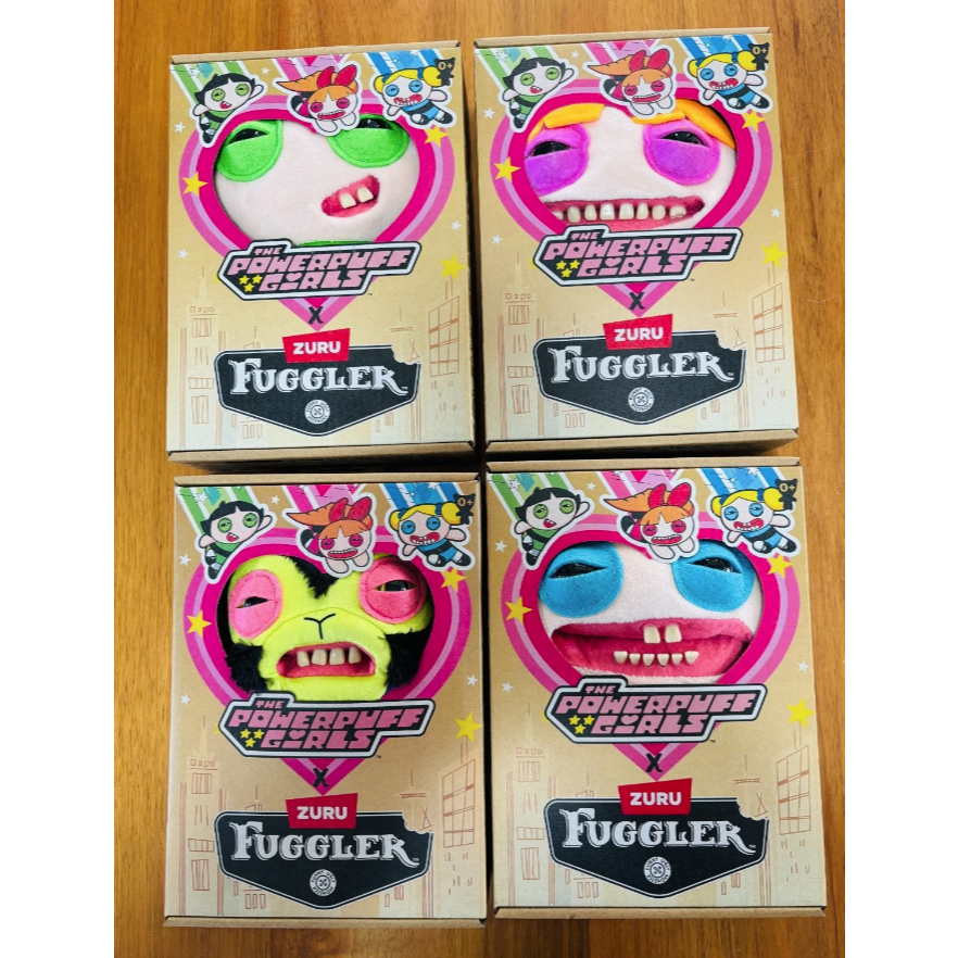 Fugler x Powerpuff Girls Full Set (Blossom, Bubbles, Buttercup, Mojo JoJo)