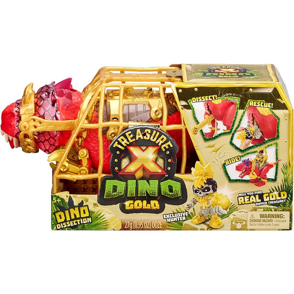 Treasure X Gold - Dino Disection - UNbox với trải nghiệm cổ điển - Bạn sẽ tìm thấy kho báu nhúng vàng thật?