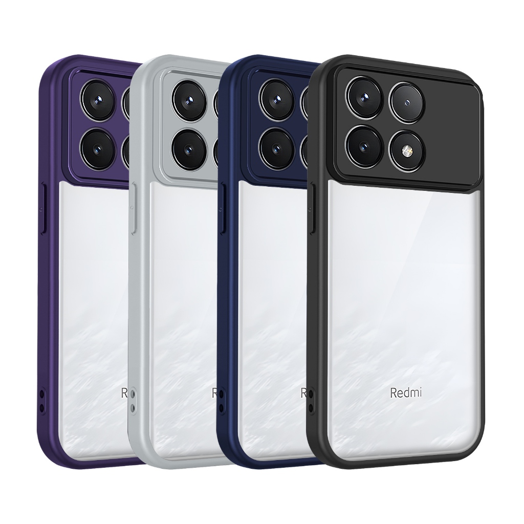 Ốp Điện Thoại Chống Sốc Trong Suốt Xiaomi POCO F6 F7 F8 Pro Ultra 5G Vỏ Cứng Bảo Vệ Acrylic Mặt Sau Phụ Kiện