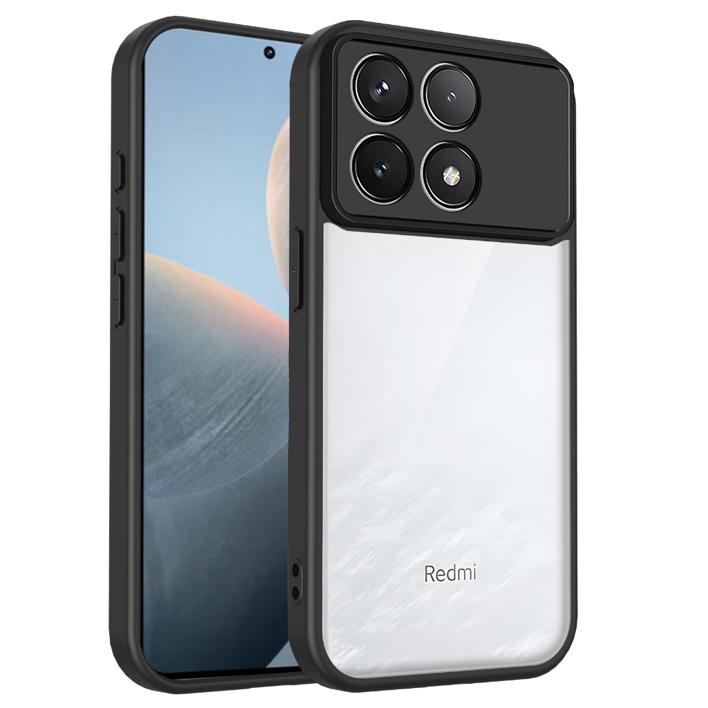 Ốp Điện Thoại Chống Sốc Trong Suốt Xiaomi POCO F6 F7 F8 Pro Ultra 5G Vỏ Cứng Bảo Vệ Acrylic Mặt Sau Phụ Kiện