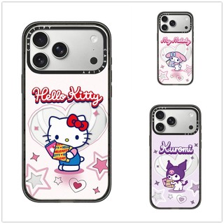 Không Dây Từ Tính Cho iPhone 17 16 15 14 13 Pro Max Plus Dễ Thương Kitty Ngôi Sao Trái Tim Acrylic Cứng PC Ốp điện thoại
