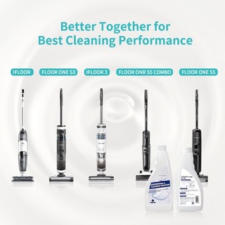 Dành cho giải pháp làm sạch khử mùi đa bề mặt Tineco – Tương thích với iFloor, Floor One, S3, S5, S5 Combo, S6 & S7 S9 Series (480ml × 2)