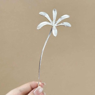 Kẹp Tóc Bạc Hoa Hyacinth Phong Cách Trung Quốc - Phụ Kiện Tóc Thời Trang