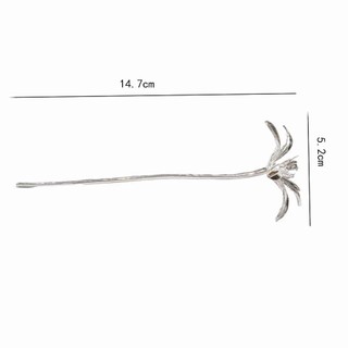 Kẹp Tóc Bạc Hoa Hyacinth Phong Cách Trung Quốc - Phụ Kiện Tóc Thời Trang
