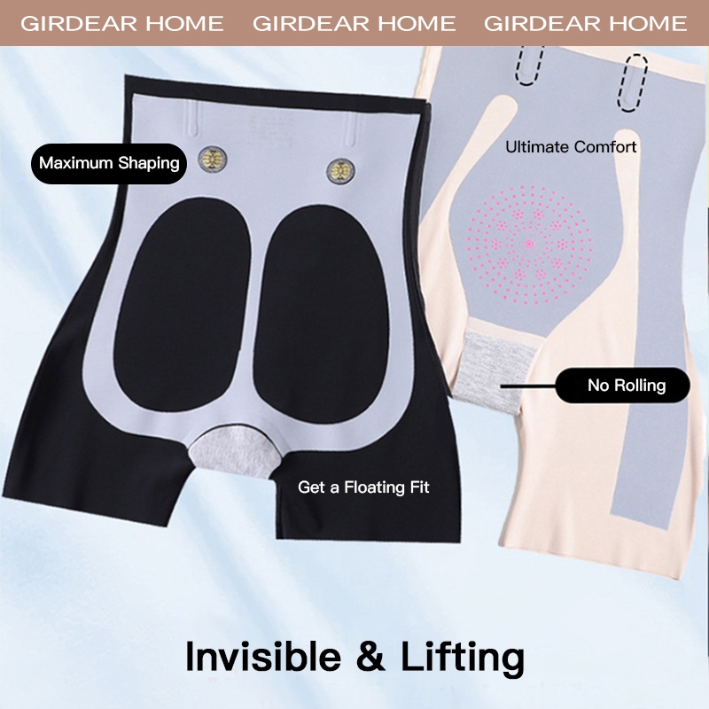 Girdear Home quần lót nữ sexy nữ không lộ viền Cao Cấp Quần Lót Bụng Giảm Béo Có Đệm Nâng Mông và Hông,GH05